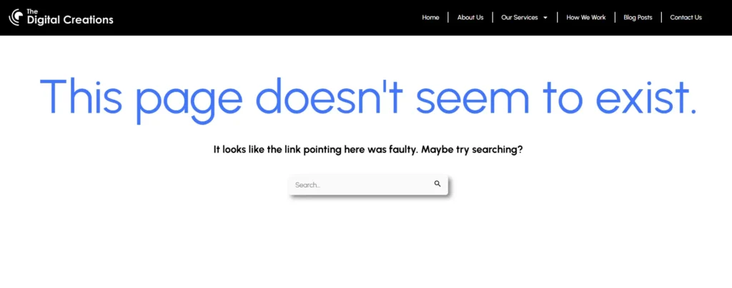 Broken link error | Technical SEO | The Digital creations