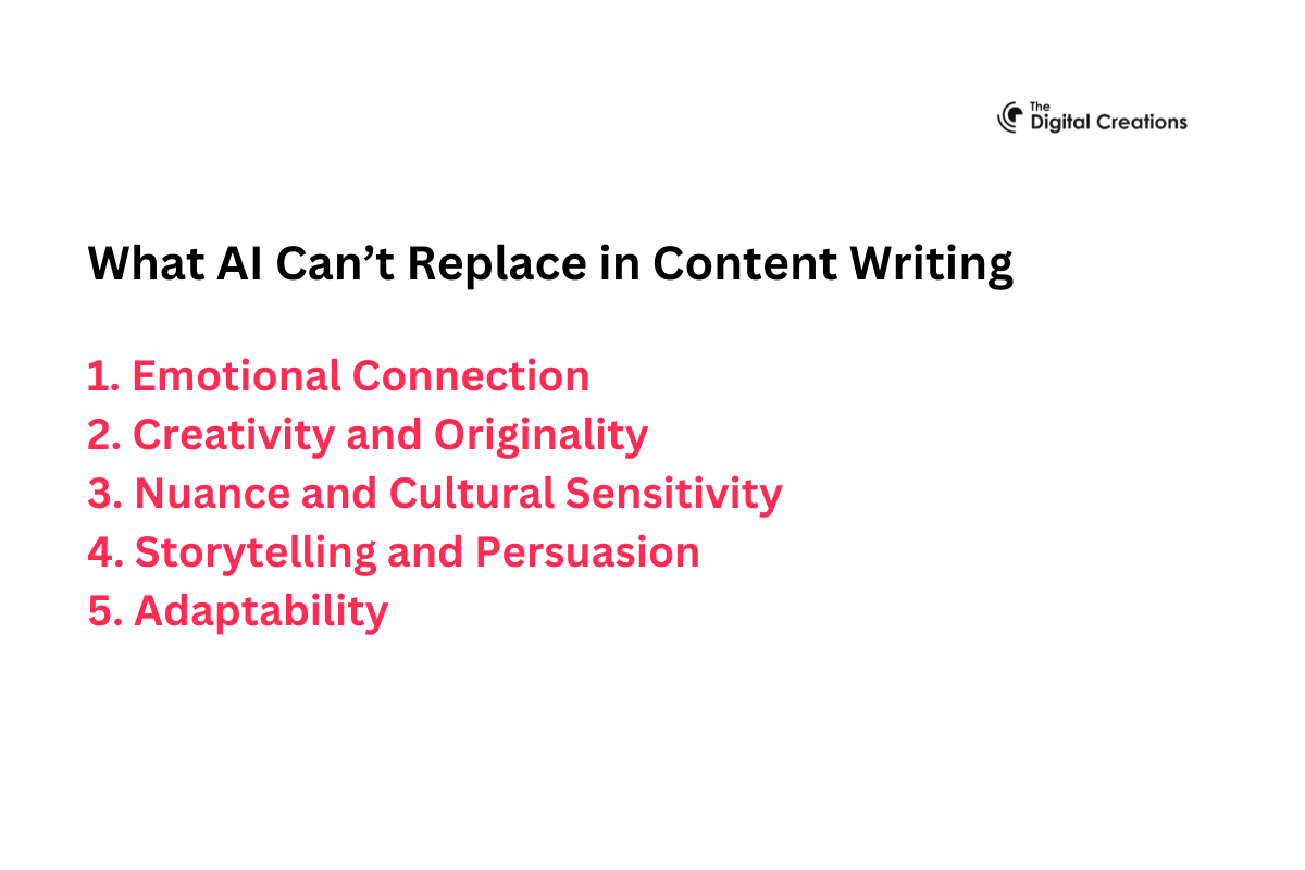 What AI Can’t Replace in Content Writing
