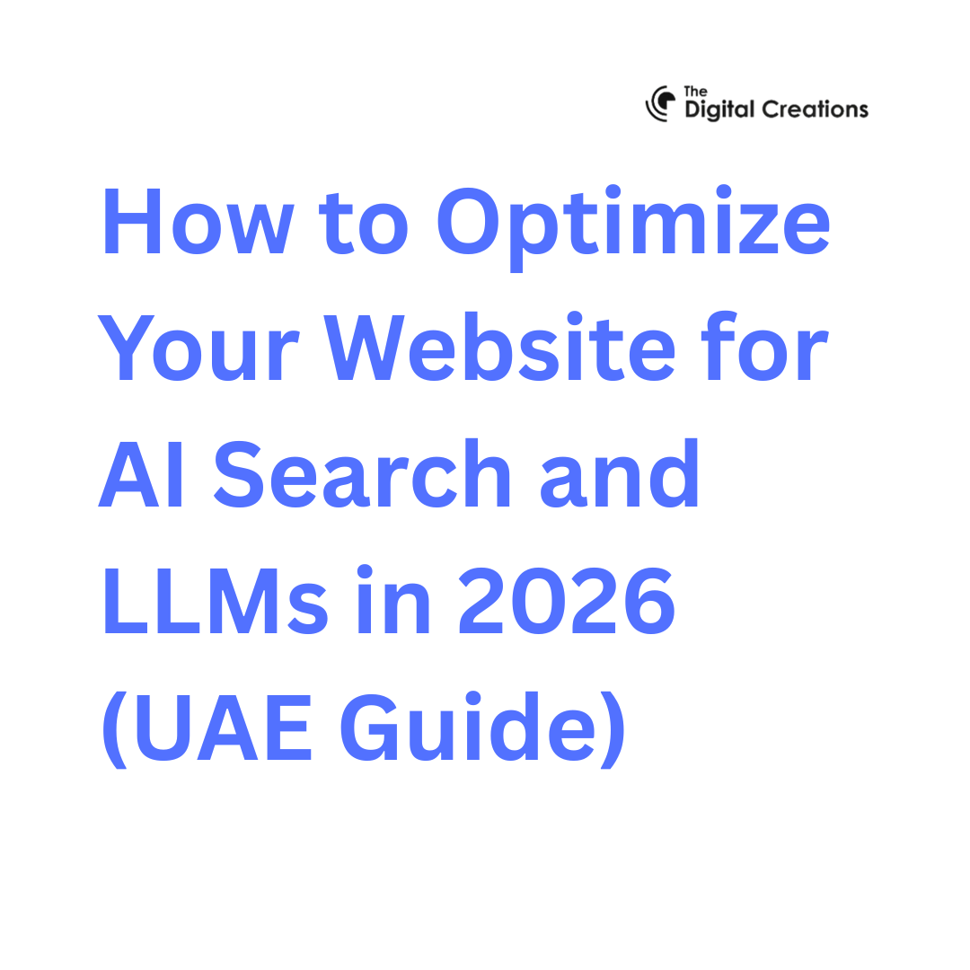 How to Optimize Your Website for AI Search and LLMs in 2026 (UAE Guide)